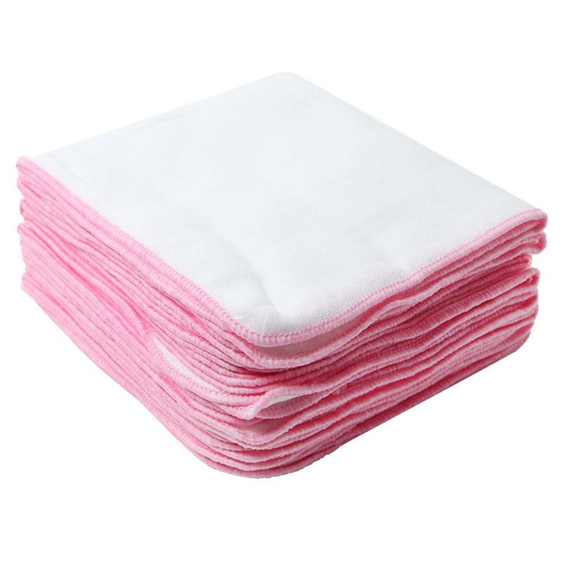 Set 10 cái khăn sữa cotton KACHOOBABY 3 lớp 25x35 cm - Màu ngẫu nhiên 2