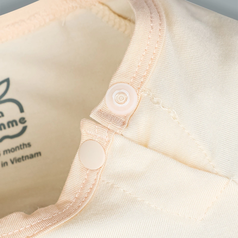 Set 2 bodysuit tay ngắn La Pomme tiệm bánh ngọt vui nhộn màu trắng cam 6