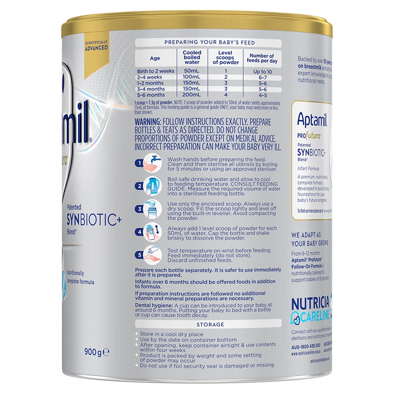 Sữa bột Aptamil Úc Profutura số 1 900g (0 - 6 tháng) 10