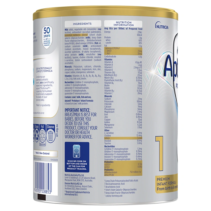 Sữa bột Aptamil Úc Profutura số 1 900g (0 - 6 tháng) 12