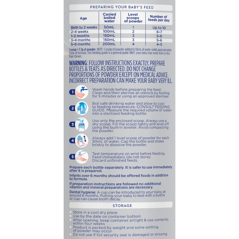 Sữa bột Aptamil Úc Profutura số 1 900g (0 - 6 tháng) 14