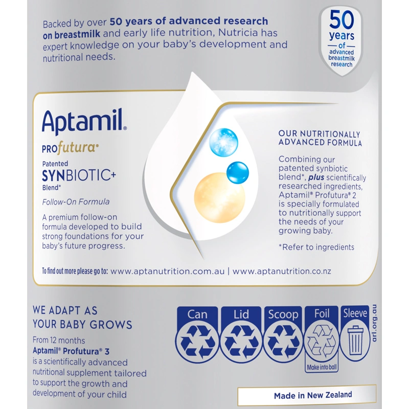 Sữa bột Aptamil Úc Profutura số 2 900g (6 - 12 tháng) 13