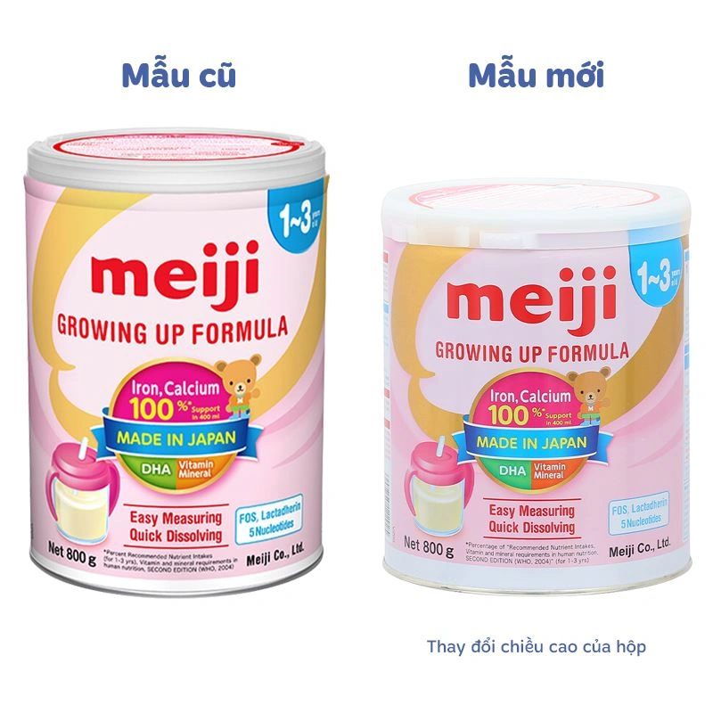 Combo 2 hộp sữa bột Meiji Growing Up Formula 800g (1 - 3 tuổi) 2