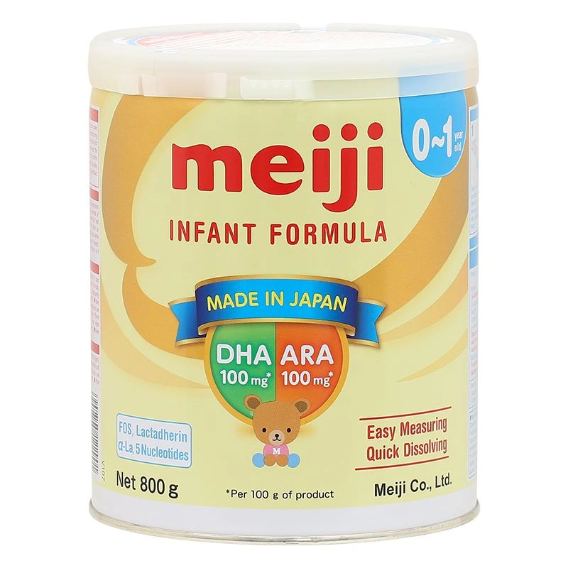 Sữa bột Meiji Infant Formula 800g (0 - 12 tháng) - Giao bao bì ngẫu nhiên 18