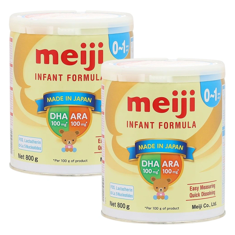 Combo 2 hộp sữa bột Meiji Infant Formula - Giao bao bì ngẫu nhiên