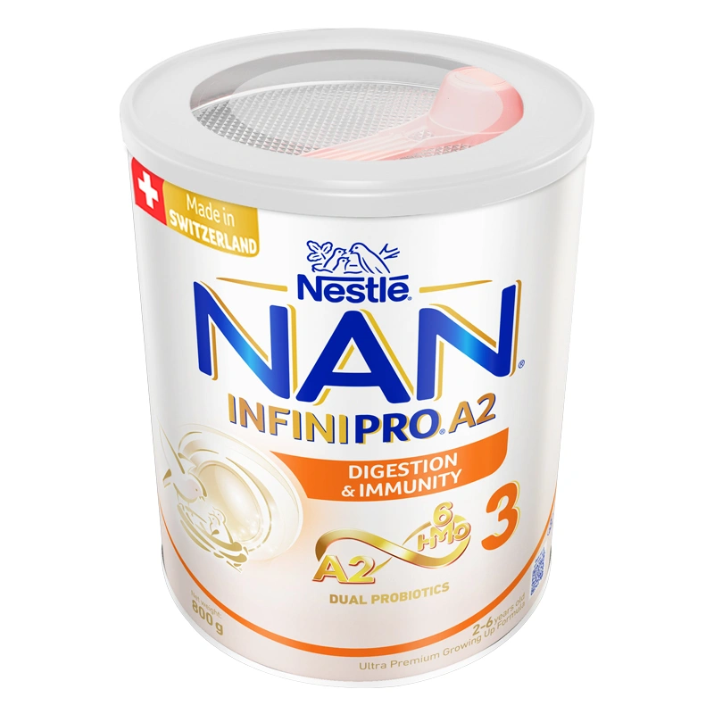 Combo 2 sữa bột NAN InfiniPro A2 6HMO số 3 (đạm quý A2) 800g (2 - 6 tuổi) 4