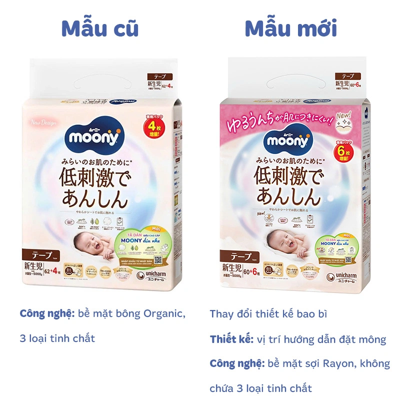 Tã dán Moony Dịu nhẹ size L 38 miếng (9 - 14 kg) - Giao bao bì ngẫu nhiên 16