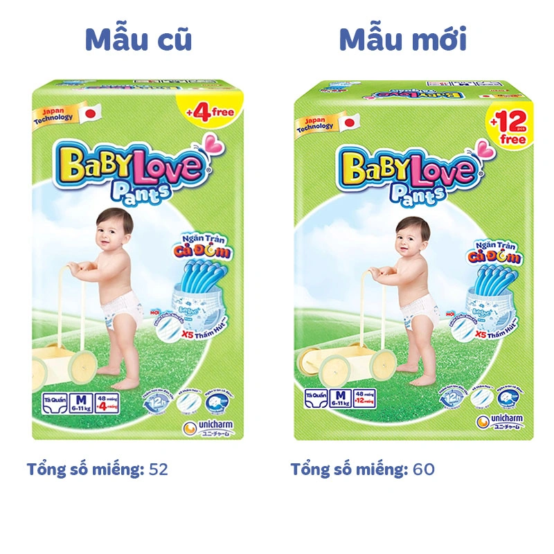 Tã quần BabyLove size L 48 miếng (9 - 14 kg) - Giao bao bì ngẫu nhiên 41