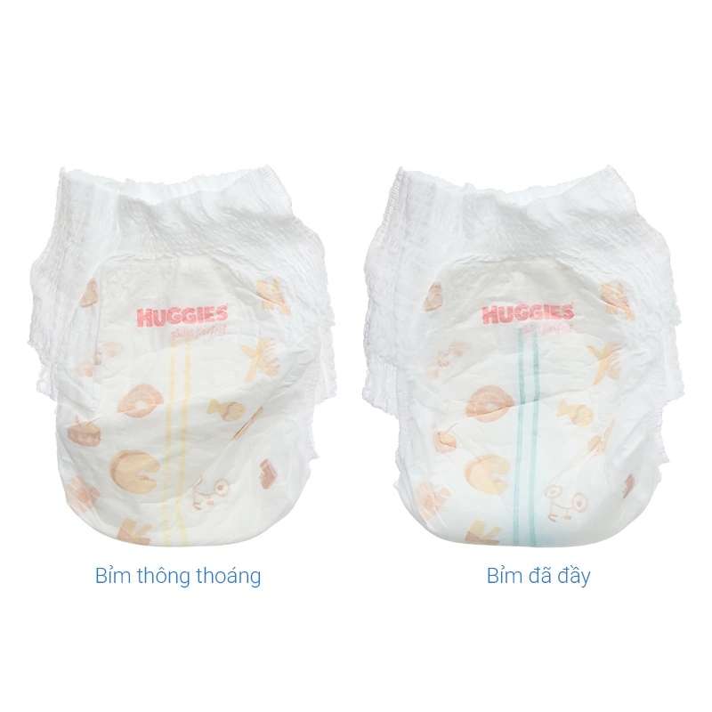 Tã quần Huggies Skin Perfect size XL 52 (12 - 17 kg) - Giao bao bì cộng miếng ngẫu nhiên 52