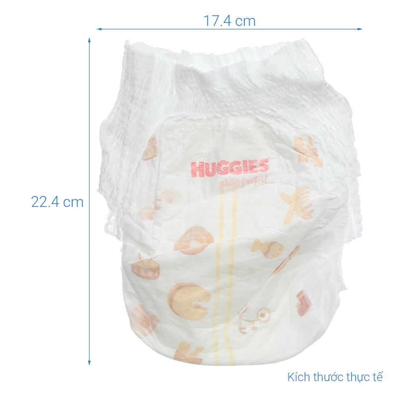 Tã quần Huggies Skin Perfect size XL 52 (12 - 17 kg) - Giao bao bì cộng miếng ngẫu nhiên 47