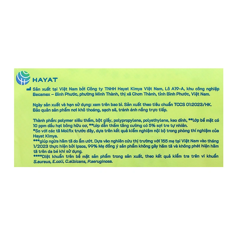 Tã quần Molfix thiên nhiên size L 68 miếng (9 - 13 kg) 13