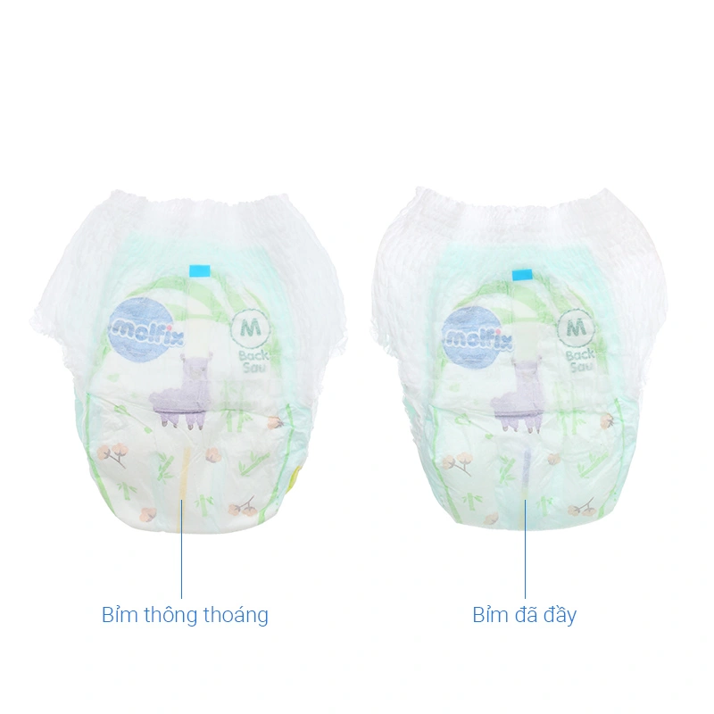 Tã quần Molfix thiên nhiên size M 76 miếng (6 - 11 kg) 25