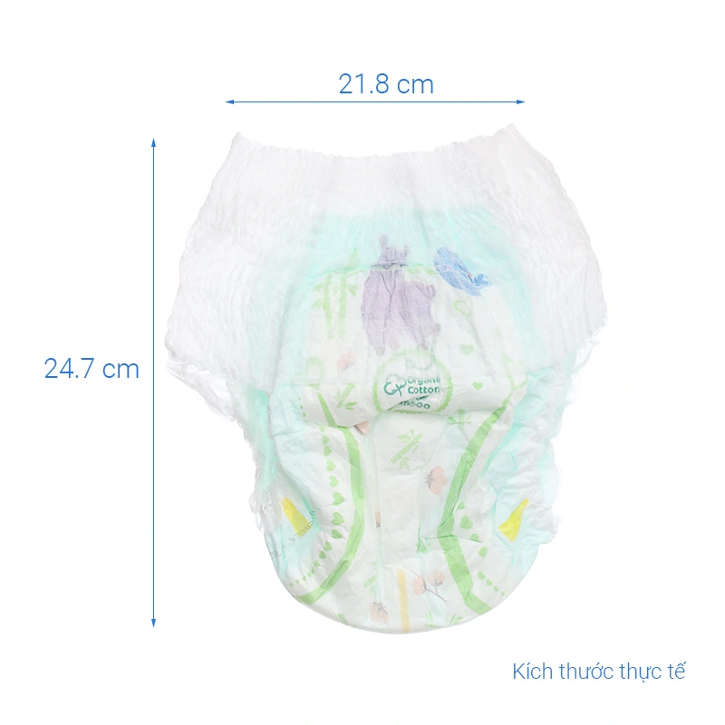 Combo 2 tã quần Molfix thiên nhiên size XXL 56 miếng/bịch (15 - 25 kg) 8