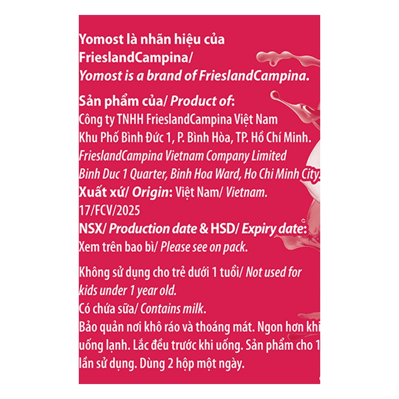 Thùng 48 hộp sữa chua uống tiệt trùng Yomost vị dâu 170 ml (từ 2 tuổi) - Giao bao bì ngẫu nhiên 8