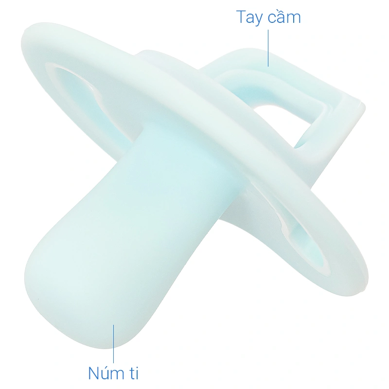 Ti ngậm Tommee Tippee siêu nhẹ Ultra Light (0 - 6 tháng) - Màu xanh 6