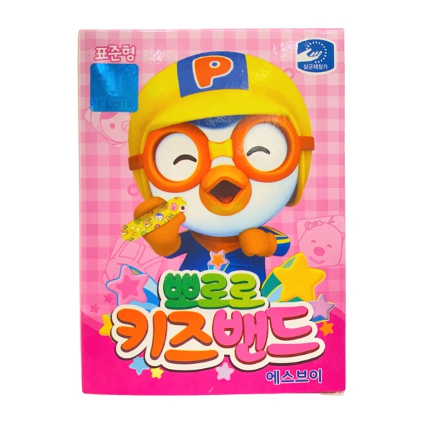 Băng cá nhân cho bé in hình Pororo Kids Band 7.2x1.8 cm (20 miếng)