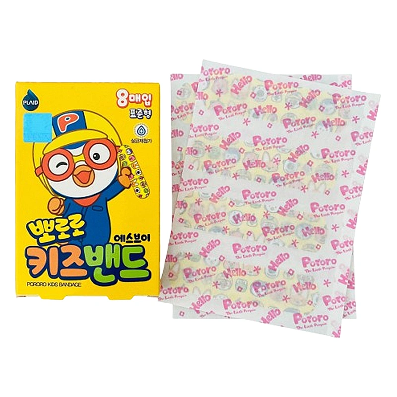 Băng cá nhân cho bé in hình Pororo Kids Band 7.2x1.8 cm (8 miếng) 3