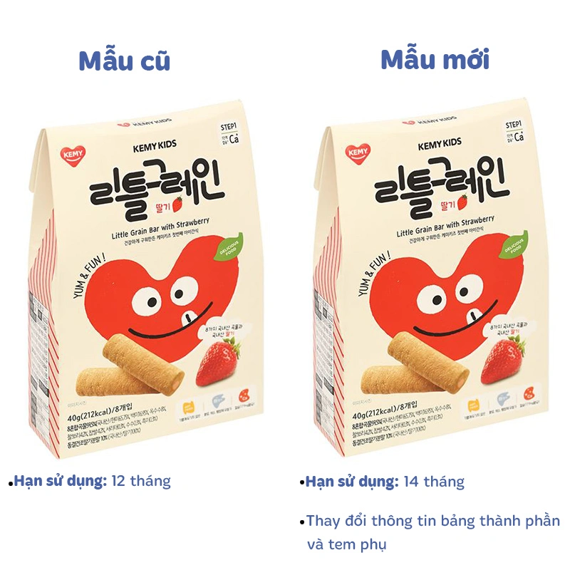 Bánh ngũ cốc ăn dặm Kemy Kids vị việt quất hộp 40g (từ 8 tháng) - Giao bao bì ngẫu nhiên 14