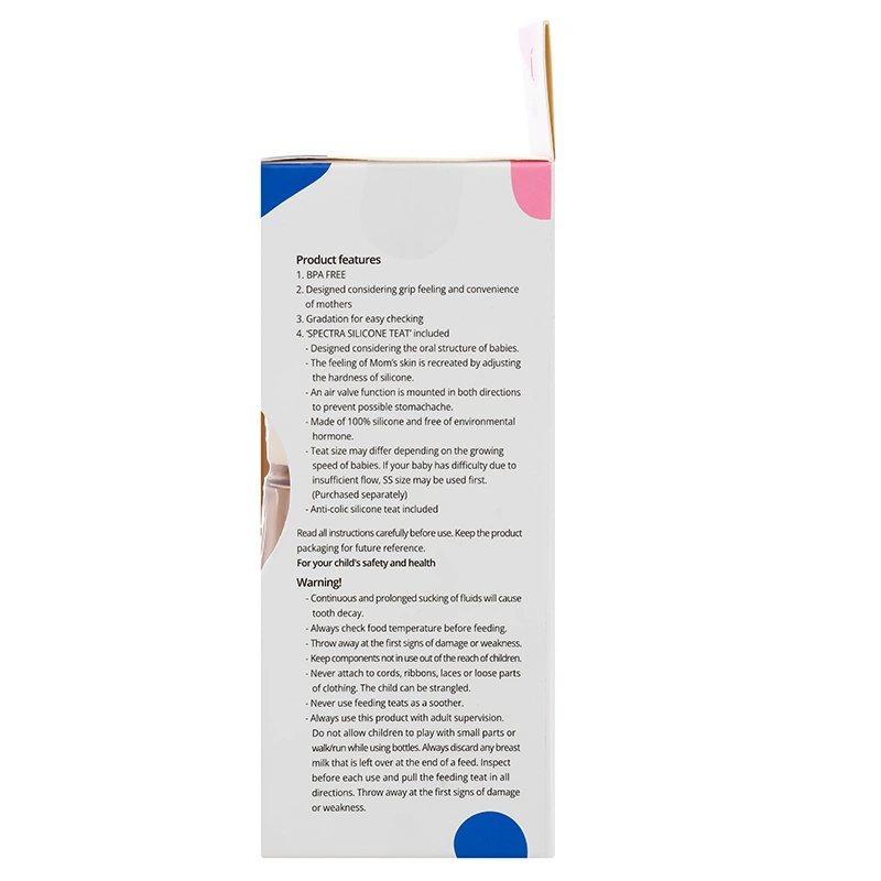 Bình sữa nhựa PPSU Spectra cổ rộng 260 ml (5 - 7 tháng) 27