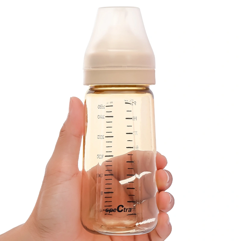 Bình sữa nhựa PPSU Spectra cổ rộng 260 ml (5 - 7 tháng) 36