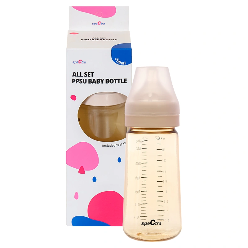 Bình sữa nhựa PPSU Spectra cổ rộng 260 ml (5 - 7 tháng) 37