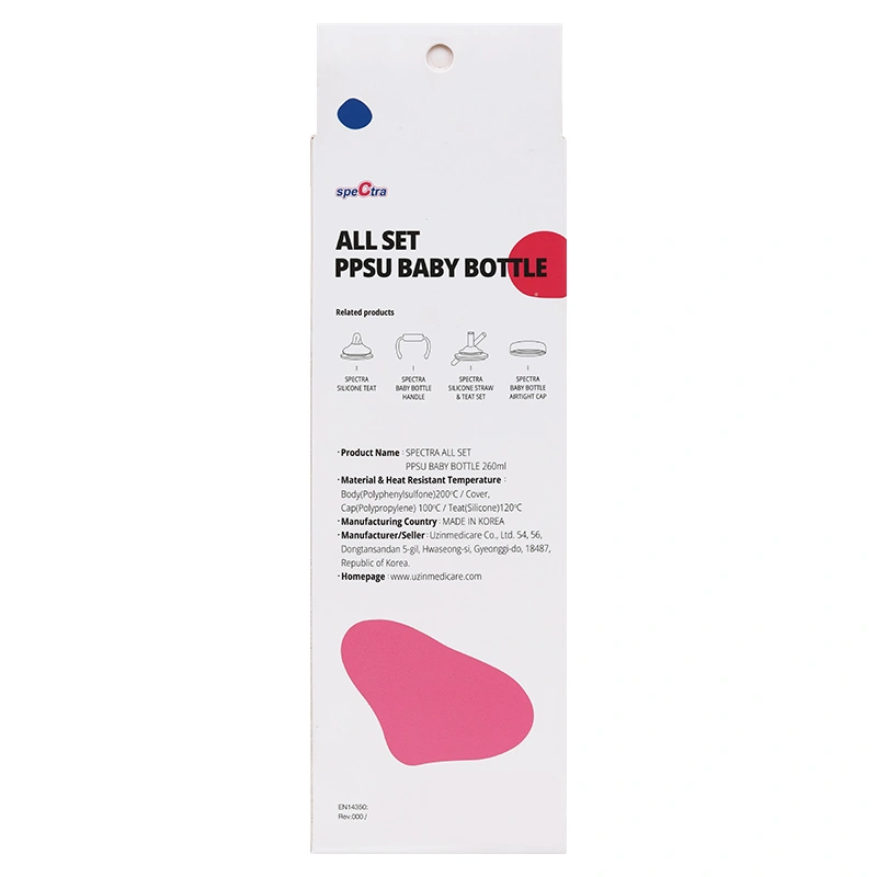 Bình sữa nhựa PPSU Spectra cổ rộng 260 ml (5 - 7 tháng) 11