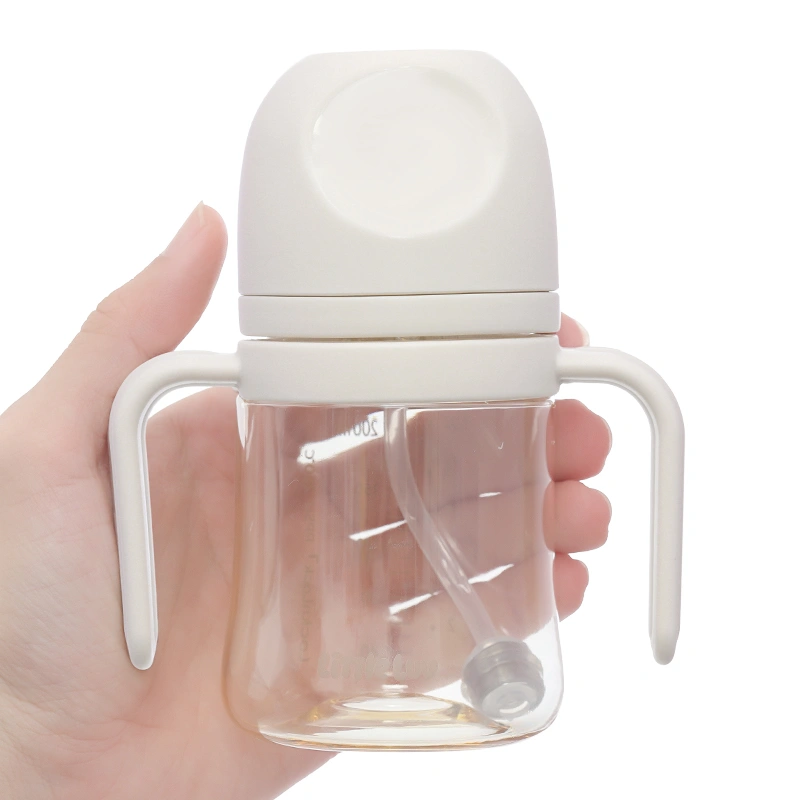 Bình tập uống Lock&Lock Little Luv Straw Cup HAP914IVY 280 ml - Màu be (từ 6 tháng) 11