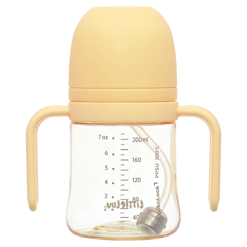 Bình tập uống Lock&Lock Little Luv Straw Cup HAP914IVY 280 ml - Màu be (từ 6 tháng) 17