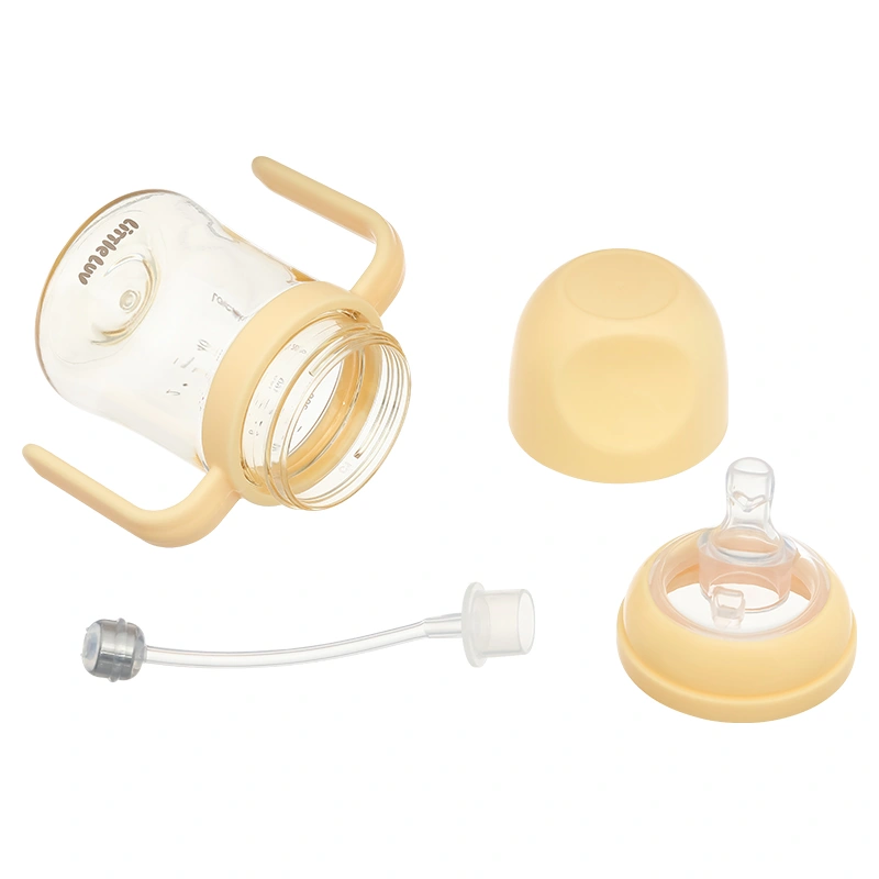 Bình tập uống Lock&Lock Little Luv Straw Cup HAP914IVY 280 ml - Màu be (từ 6 tháng) 21