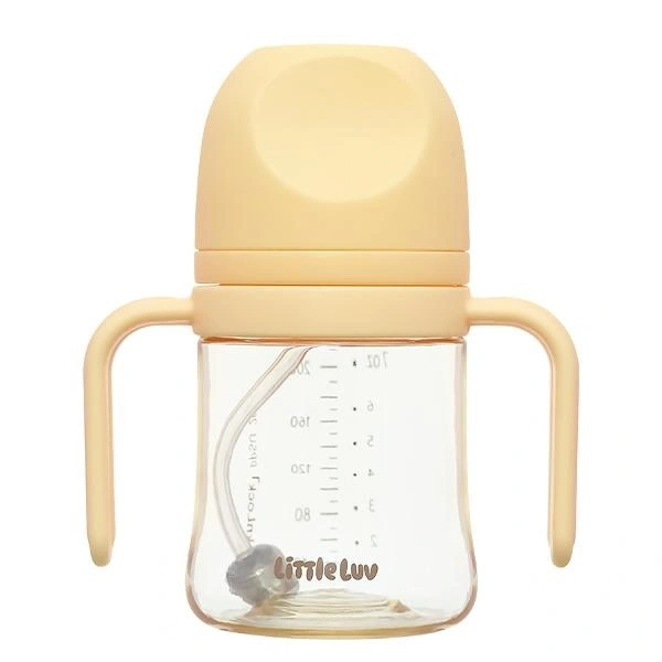 Bình tập uống Lock&Lock Little Luv Straw Cup HAP914YEL - Màu vàng