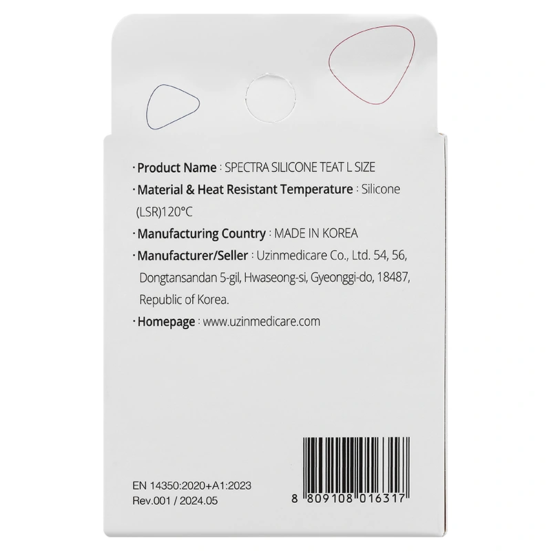 Bộ 2 núm ti Spectra cổ rộng size LL (từ 7 tháng) 12