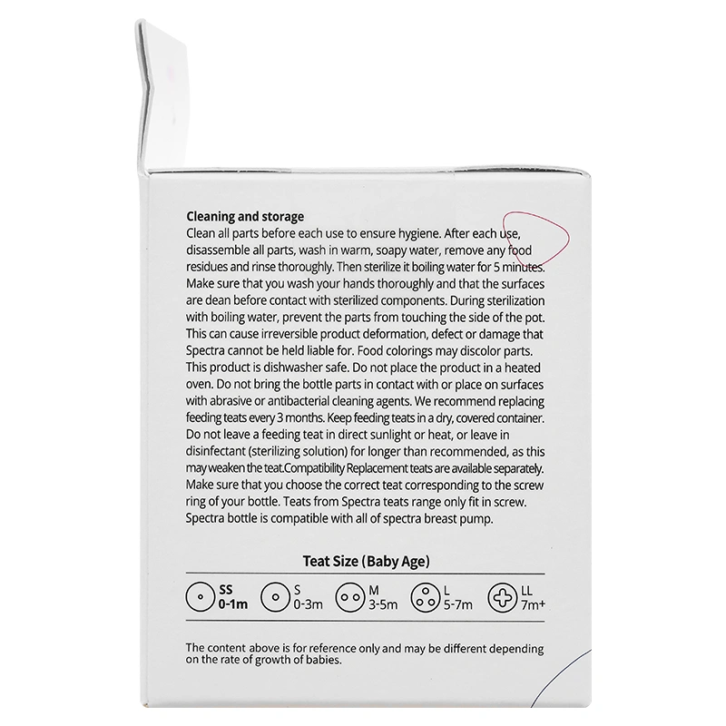 Bộ 2 núm ti Spectra cổ rộng size LL (từ 7 tháng) 13