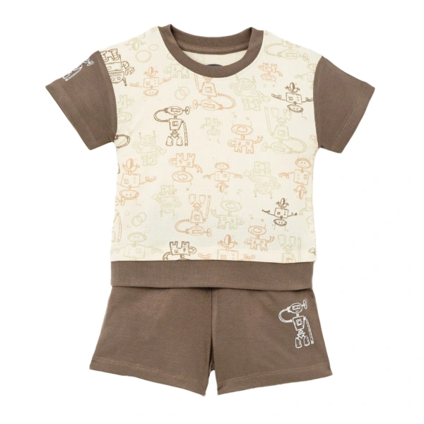 Bộ bé trai Ualarogo petit nâu