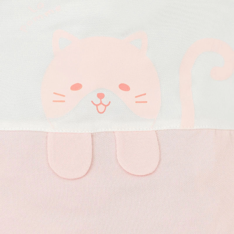 Bộ tay ngắn La Pomme bạn nhỏ lém lỉnh màu xanh 20