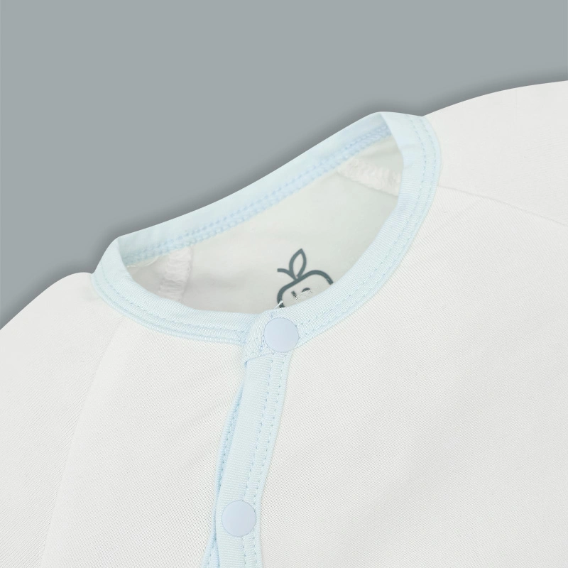 Bộ tay ngắn La Pomme bạn nhỏ lém lỉnh màu xanh 4