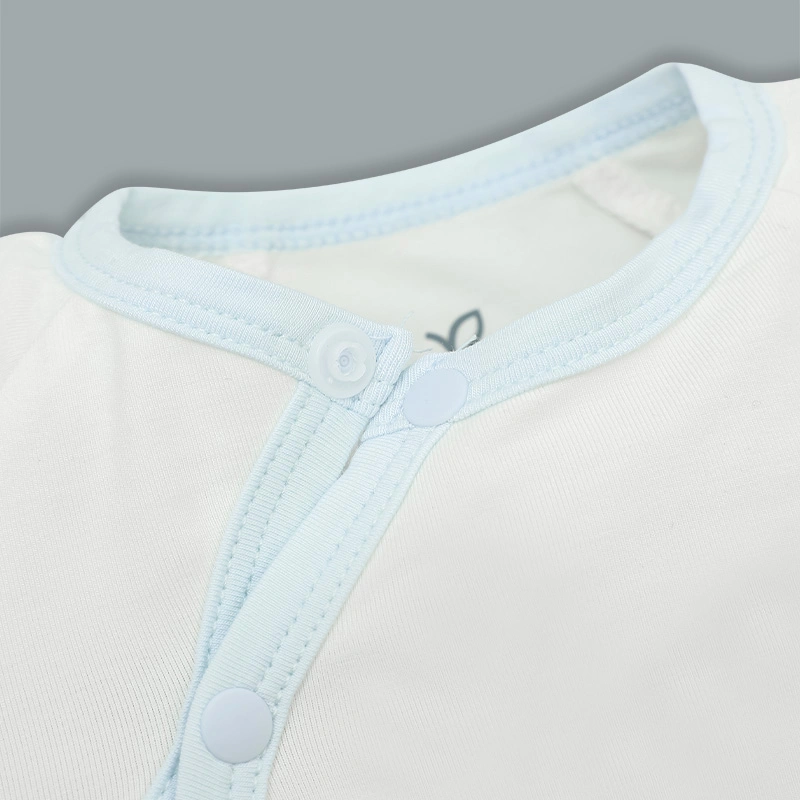 Bộ tay ngắn La Pomme bạn nhỏ lém lỉnh màu xanh 6