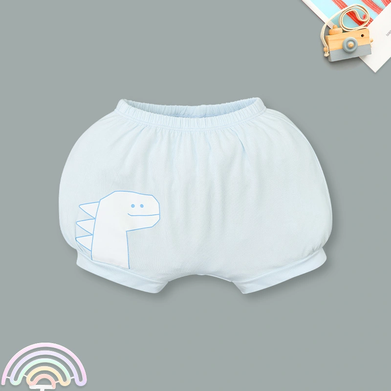 Bộ tay ngắn La Pomme bạn nhỏ lém lỉnh màu xanh 8