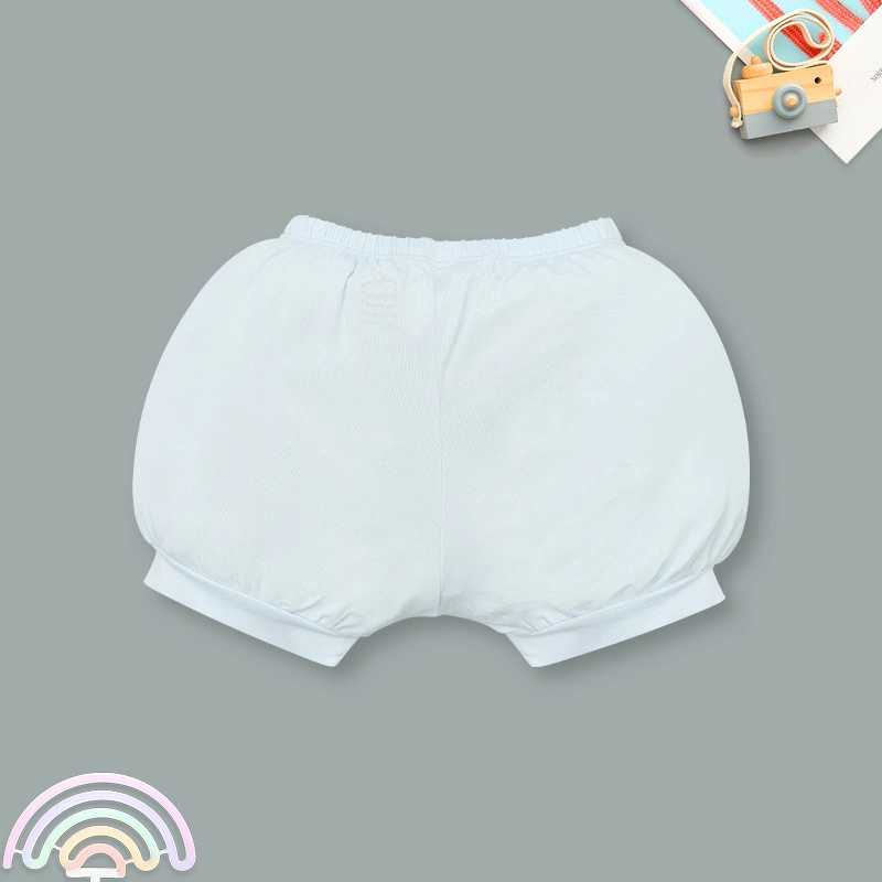 Bộ tay ngắn La Pomme bạn nhỏ lém lỉnh màu xanh 9