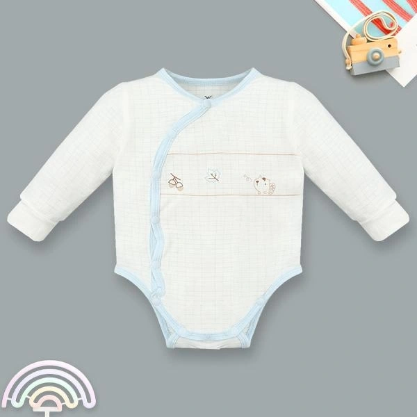 Bodysuit unisex La Pomme sợi tre xanh