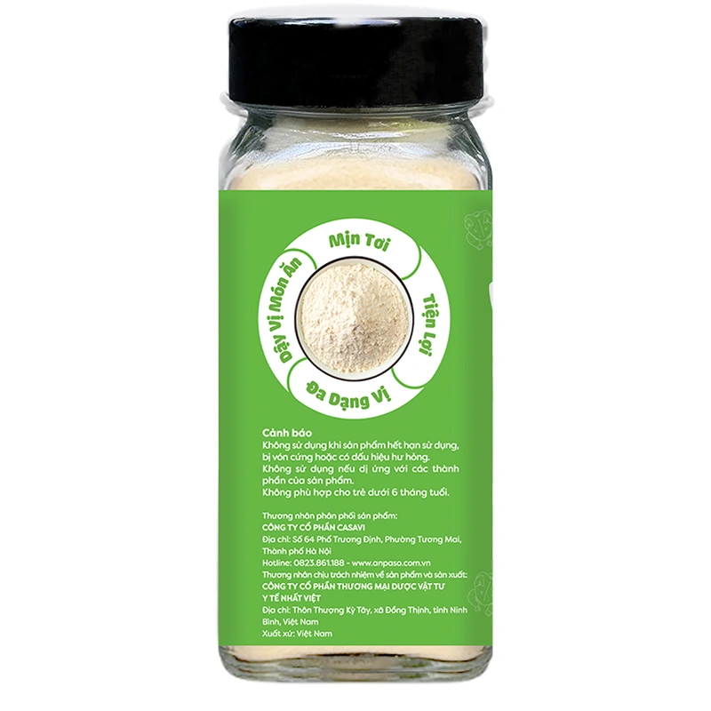 Bột nêm Anpaso vị thịt heo rong biển hũ 50g (từ 6 tháng) 11