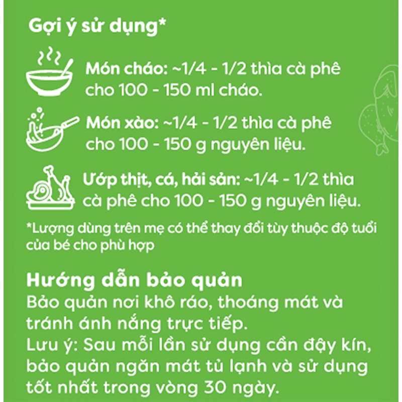 Bột nêm Anpaso vị thịt heo rong biển hũ 50g (từ 6 tháng) 13