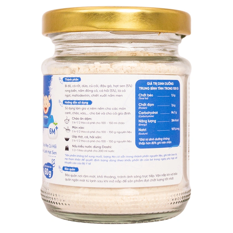 Bột nêm Lê Gia vị rau củ hũ 60g (từ 6 tháng) 10