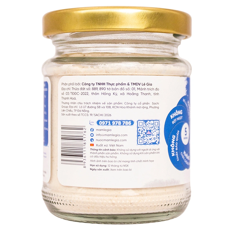 Bột nêm Lê Gia vị rau củ hũ 60g (từ 6 tháng) 11