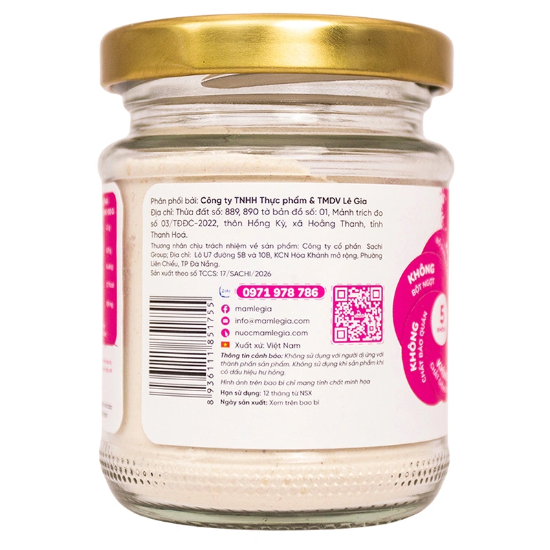 Bột nêm Lê Gia vị rau củ hũ 60g (từ 6 tháng) 7