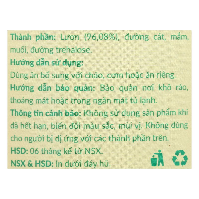Chà bông lươn Hiromi hũ 40g (từ 8 tháng) 7