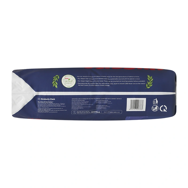 Combo 2 tã quần Huggies Nature made Overnite size L 44 miếng/bịch (9 - 14 kg) 6