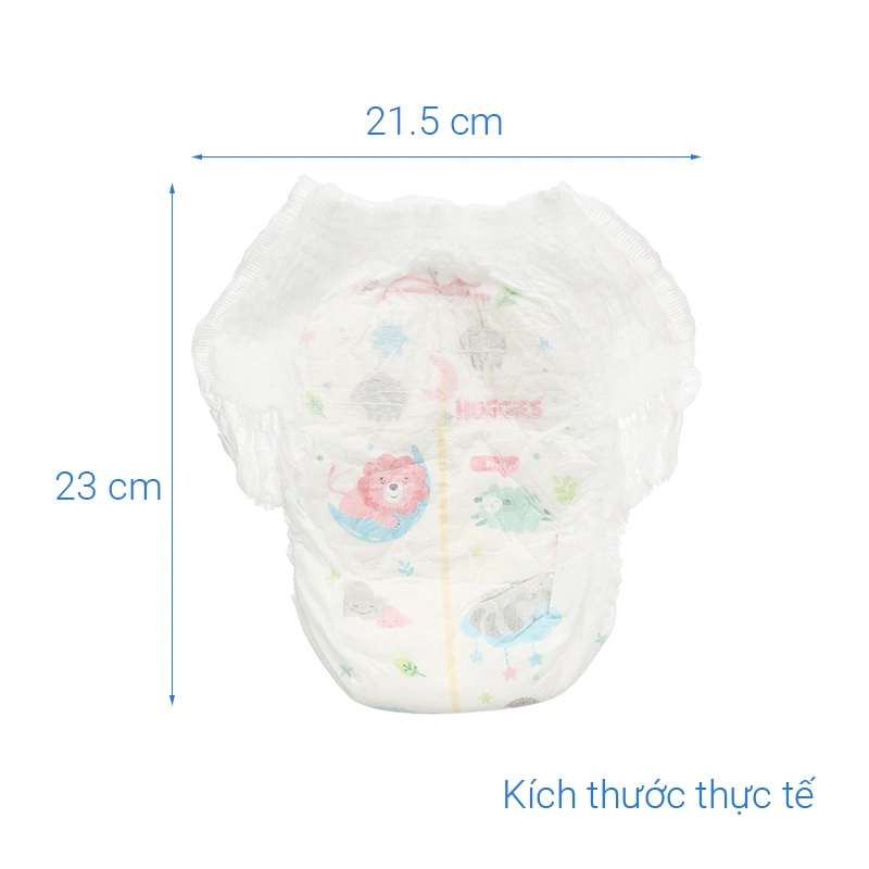 Combo 2 tã quần Huggies Nature made Overnite size L 44 miếng/bịch (9 - 14 kg) 8