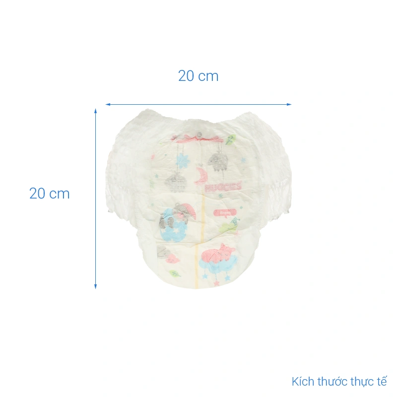 Combo 2 tã quần Huggies Nature made Overnite size M 58 miếng/bịch (6 - 11kg) 8