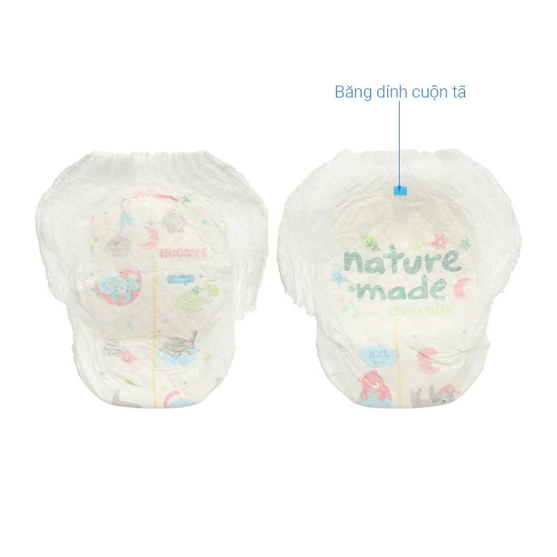 Combo 2 tã quần Huggies Nature made Overnite size XXL 26 miếng/bịch (trên 15 kg) 7