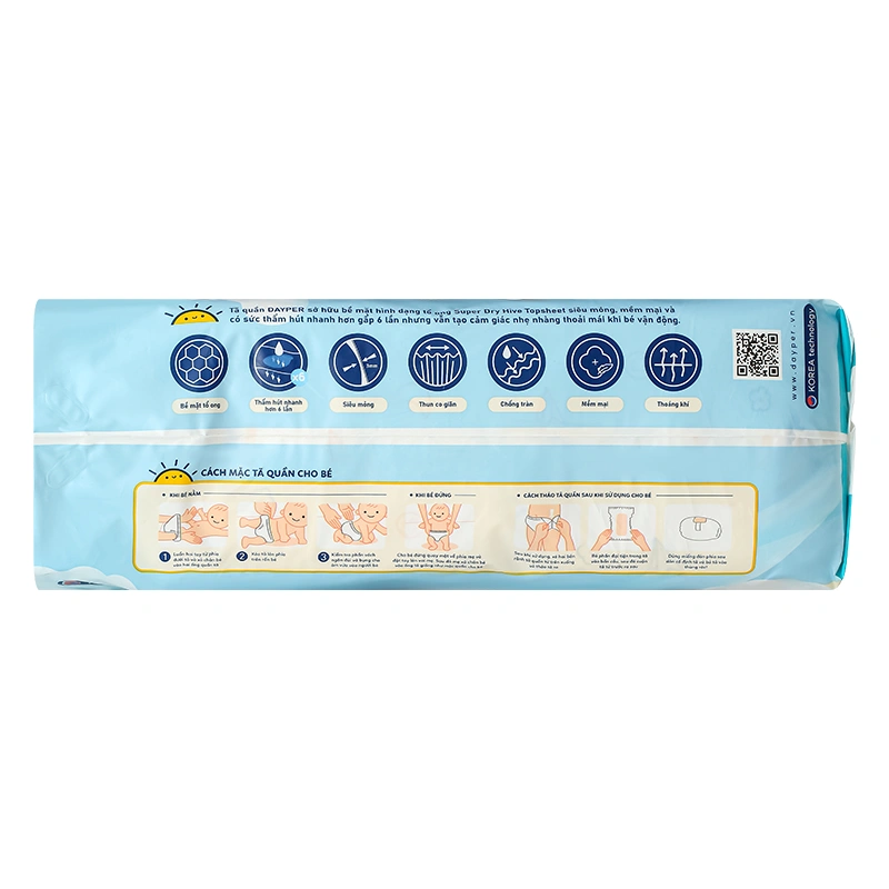 Combo 3 tã quần Dayper size M 58 miếng/bịch (6 - 11 kg) 5